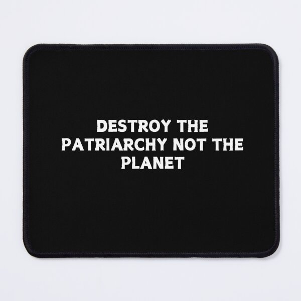Item preview, Destroy the Patriarchy Not The Planet - feminist bumper  designed and sold by CapriCreatives.