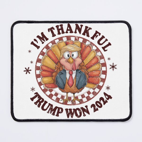 Item preview, Funny Trump Thanksgiving I'm Thankful Trump Won 2024 designed and sold by VISIONSTURME.
