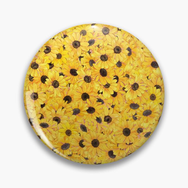 Item preview, Sunflower wall paper pattern designed and sold by FluffyandCute.