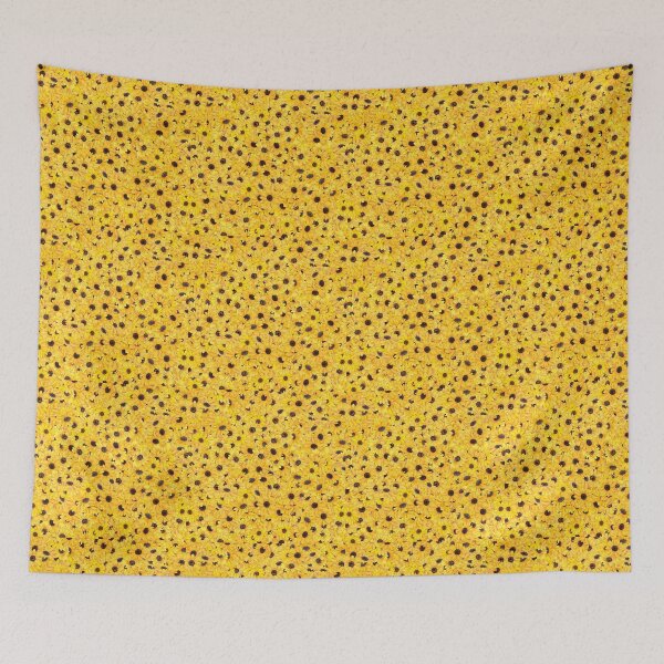Item preview, Sunflower wall paper pattern designed and sold by FluffyandCute.