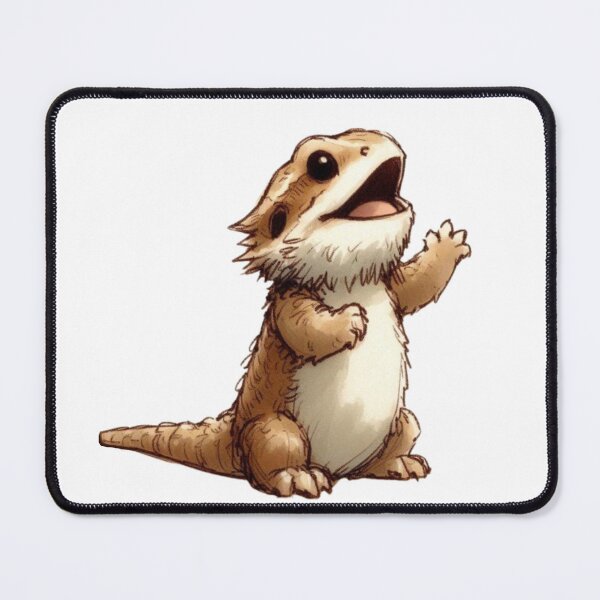 Item preview, Baby bearded dragon standing designed and sold by DaintyDooodles.
