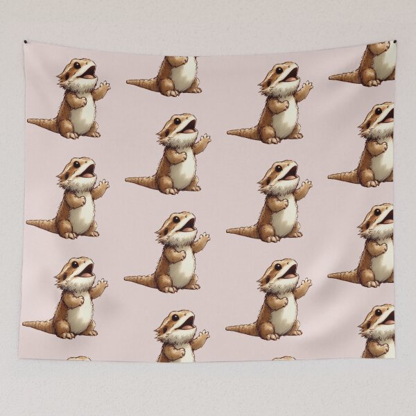 Item preview, Baby bearded dragon standing designed and sold by DaintyDooodles.