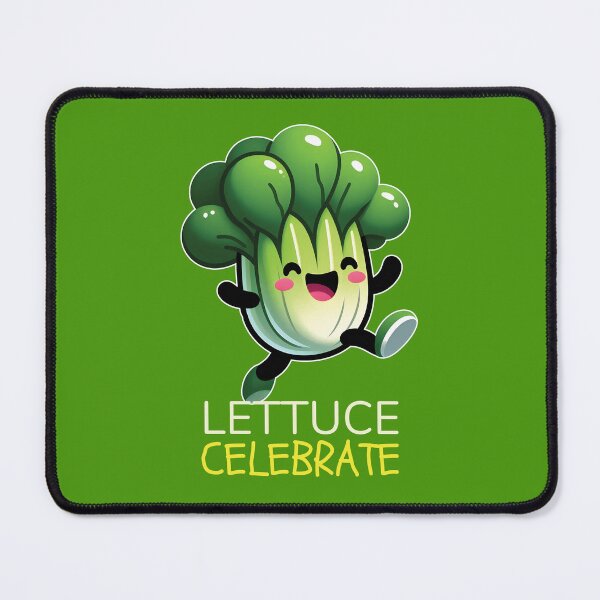 Item preview, A Happy Running Celebrating Lettuce designed and sold by The magic  Yellow bus.