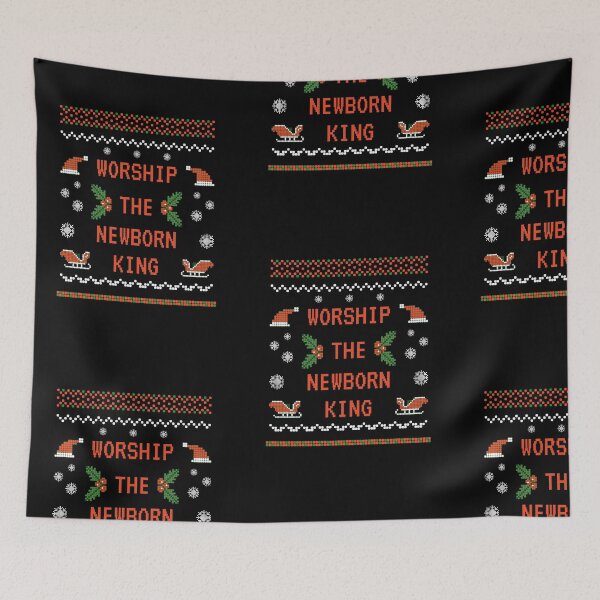 Item preview, Worship the Newborn King designed and sold by Motv8byHim.