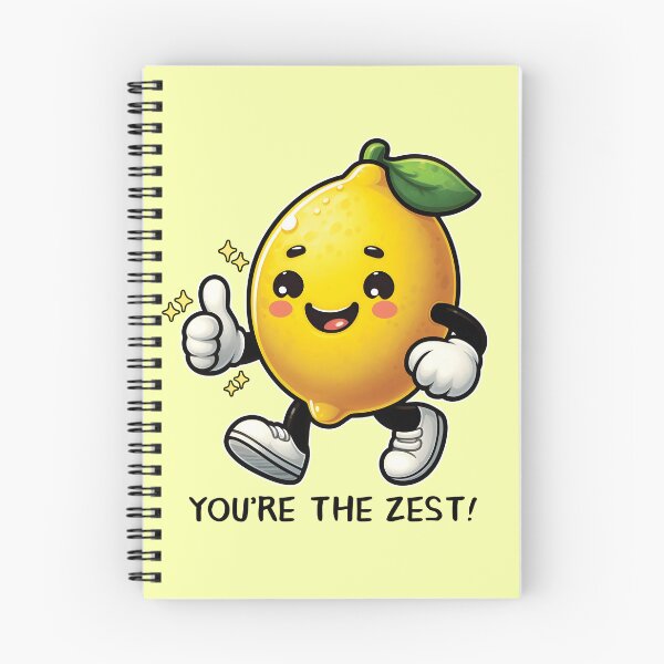 Item preview, You're The Zest! - Cute Walking yellow Lemon With A Thumbs Up designed and sold by The magic  Yellow bus.