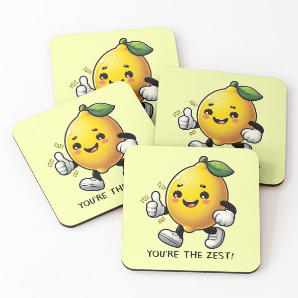 Item preview, You're The Zest! - Cute Walking yellow Lemon With A Thumbs Up designed and sold by The magic  Yellow bus.
