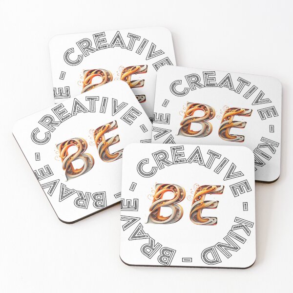 Item preview, BE CREATIVE, KIND AND BRAVE designed and sold by elgazzarstore.