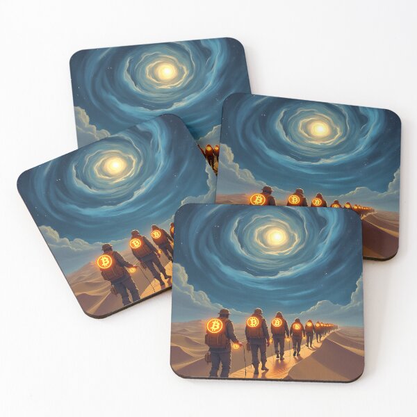 Item preview, Bitcoin Spiral Journey to the Center of Crypto designed and sold by RadDeck.