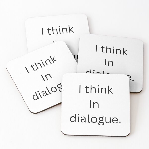 Item preview, I think in In dialogue. designed and sold by TheYoUniverse.