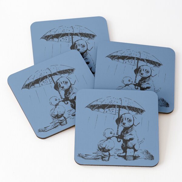 Item preview, Duck and dog—Together through Rain or Shine designed and sold by bearification.