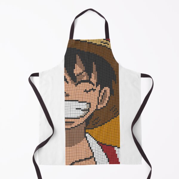 Item preview, "Pixelated Smile - Luffy’s Iconic Grin" designed and sold by MASA19781022.