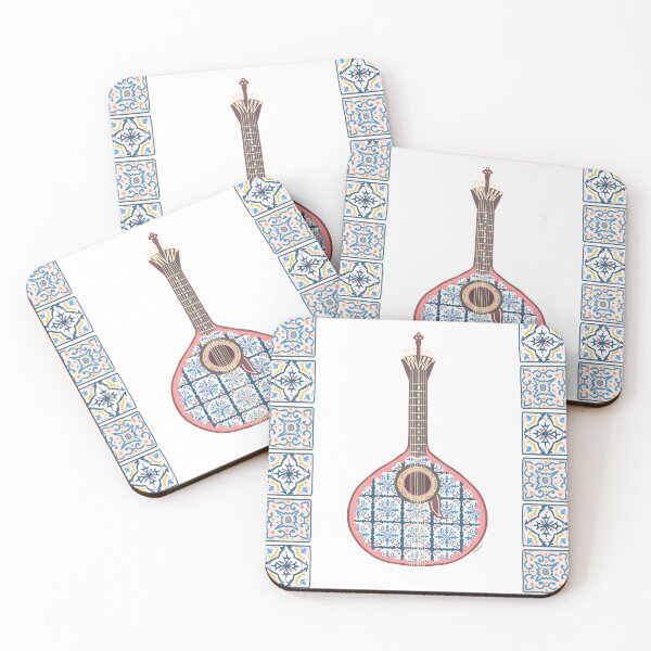Item preview, Fado Portuguese guitar music design, Alfama Lisbon Portugal Art designed and sold by Natasha May Design.