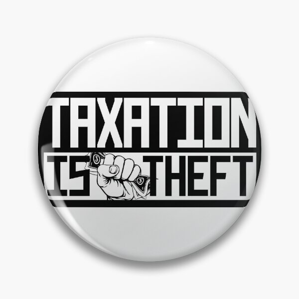 Item preview, Taxation Is Theft Fistful of Dollars Black designed and sold by LIBERTYMODE.