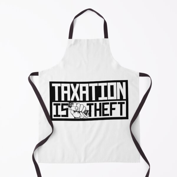 Item preview, Taxation Is Theft Fistful of Dollars Black designed and sold by LIBERTYMODE.