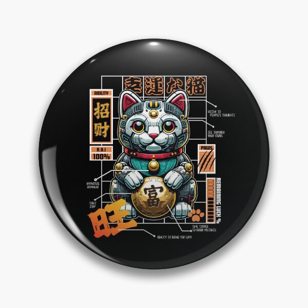 Item preview, Japan Lucky Mecha Fortune Cat Anatomy designed and sold by The magic  Yellow bus.