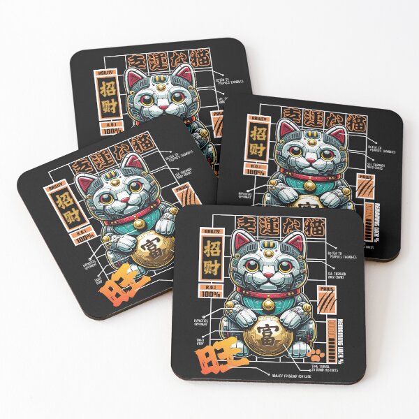 Item preview, Japan Lucky Mecha Fortune Cat Anatomy designed and sold by The magic  Yellow bus.