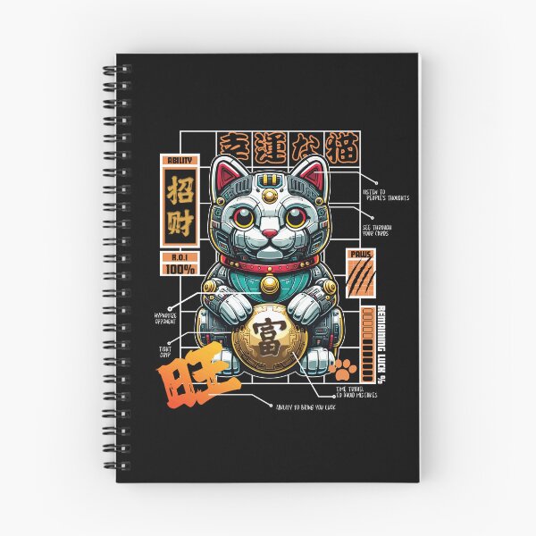 Item preview, Japan Lucky Mecha Fortune Cat Anatomy designed and sold by The magic  Yellow bus.