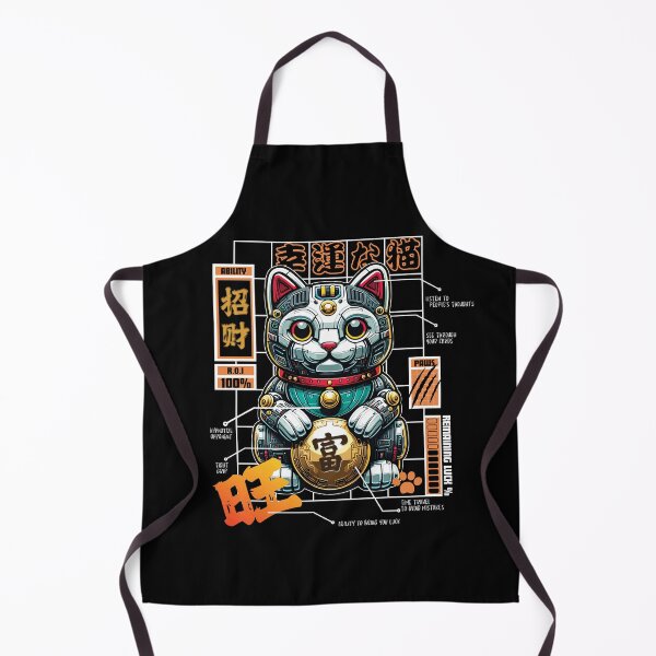 Item preview, Japan Lucky Mecha Fortune Cat Anatomy designed and sold by The magic Yellow bus.