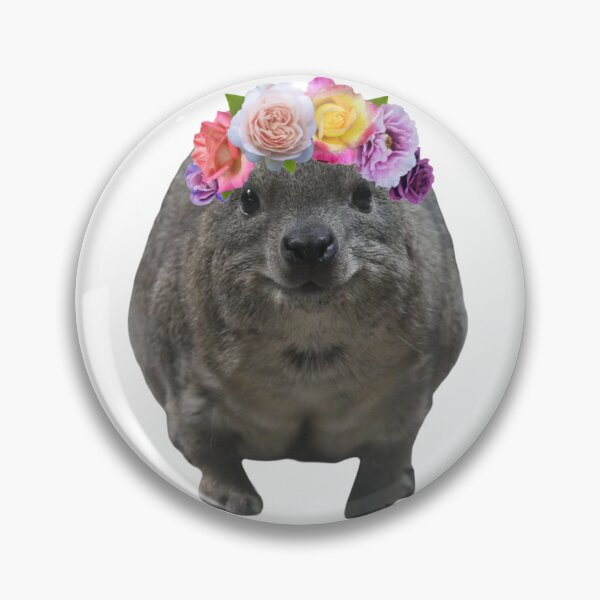 Item preview, Rock hyrax flower crown designed and sold by SillyLittleSnek.