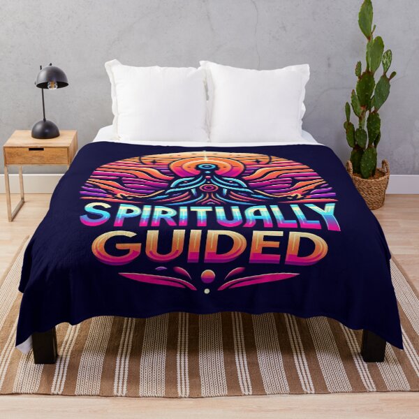 Item preview, Spiritually Guided, typography designed and sold by maxmaj.