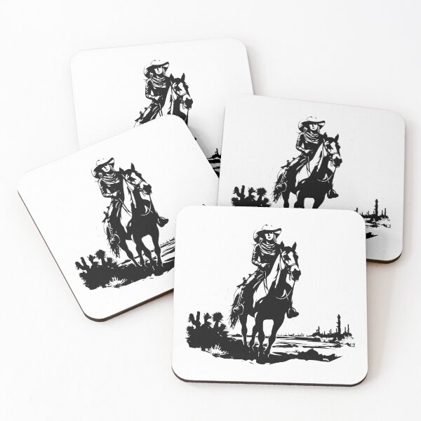 Item preview, Cowgirl Horse Ride Ranch Woman Wrangler Desert Wild West  designed and sold by inkoutninja.