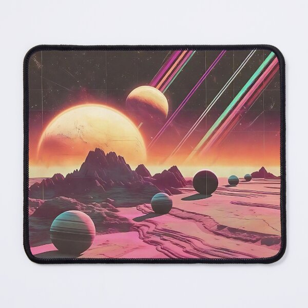 Item preview, Retro Sci Fi Landscape designed and sold by muskitt.