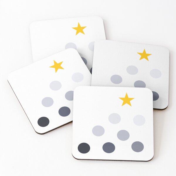 Item preview, Lucky Seven Dots and One Lucky Star, Unique designed and sold by villacreativa.