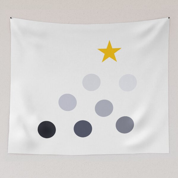 Item preview, Lucky Seven Dots and One Lucky Star, Unique designed and sold by villacreativa.