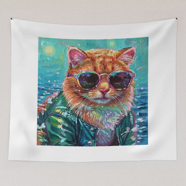 Item preview, Cute Cat under sea water designed and sold by Infinityspark.