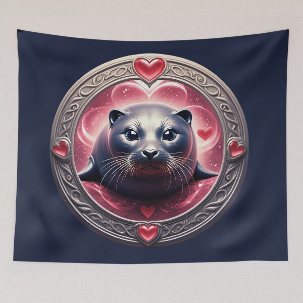 Item preview, Heartfelt Seal of Love designed and sold by WILD-WILD-CAT.