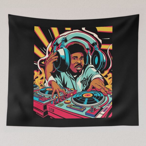 Item preview, DJ Headphones, Hip Hop, Giant, Headphones, 80s, 90s, Rap, party, House party, Boombox, Boombox headphones, designed and sold by tshirtart2024.