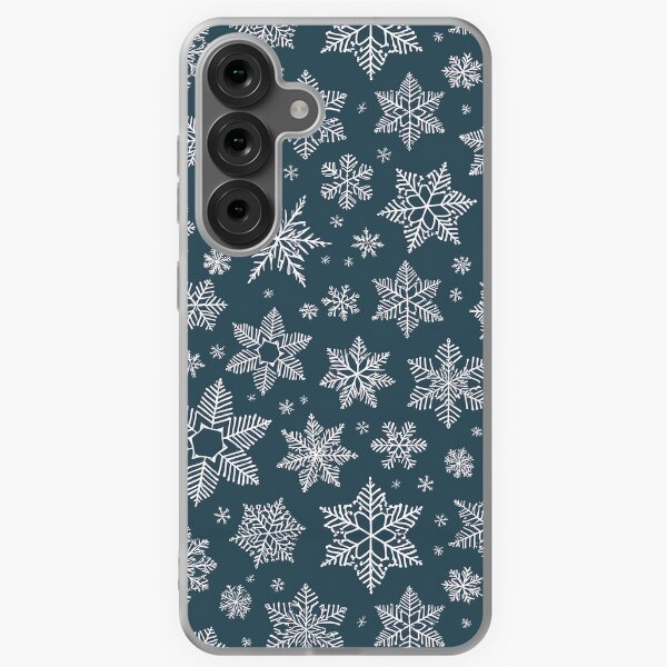 Winter Wonderland Snowflake Pattern: A Delicate and Festive Design for the Holidays Samsung Galaxy Soft Case