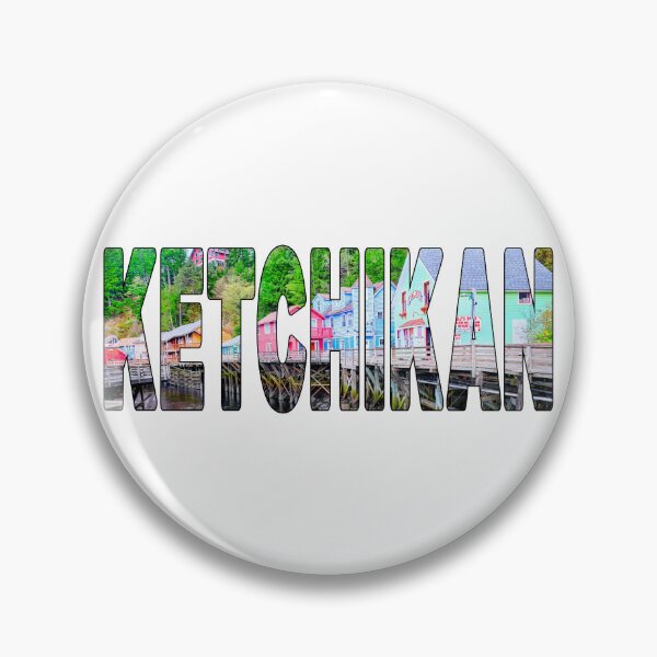 Item preview, KETCHIKAN - Alaska USA Famous Creek Street Shops designed and sold by Adam Gormley.