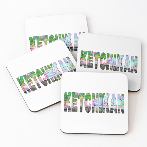 Item preview, KETCHIKAN - Alaska USA Famous Creek Street Shops designed and sold by Adam Gormley.