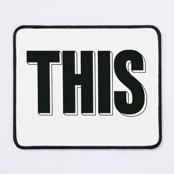 Item preview, This - Solid Typographic Design designed and sold by Peter Stawicki.