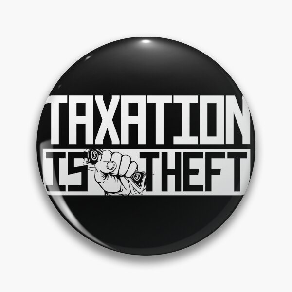 Item preview, Copy of Taxation Is Theft Fistful of Dollars White designed and sold by LIBERTYMODE.