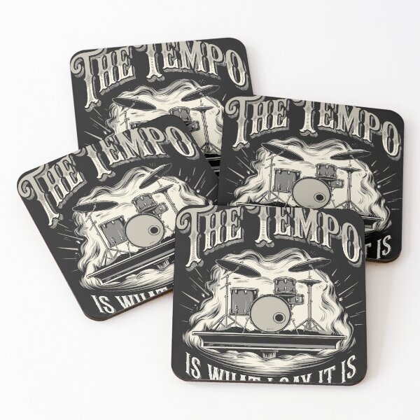 Item preview, The Tempo Is What I Say It Is - Funny Drummer Art For Men Women Drum Set Drumming Lovers designed and sold by stmpdwrld.