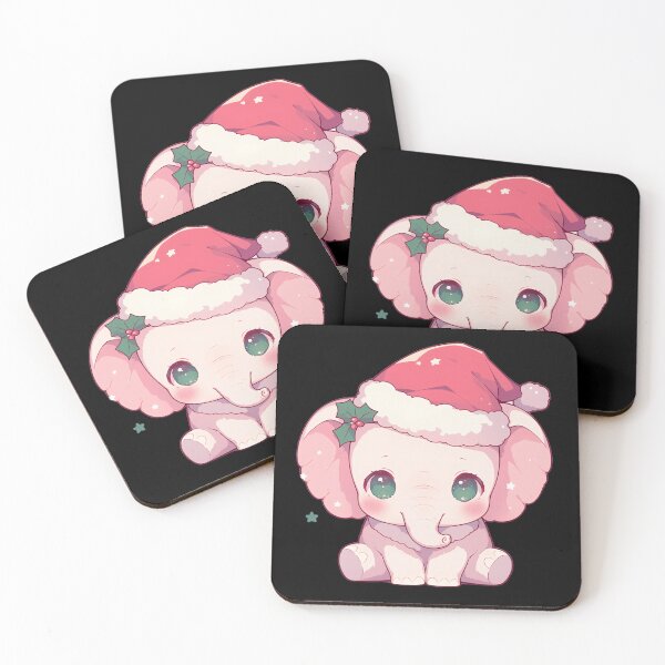 Item preview, Christmas Baby Elephant Kawaii designed and sold by TheWildFlix.