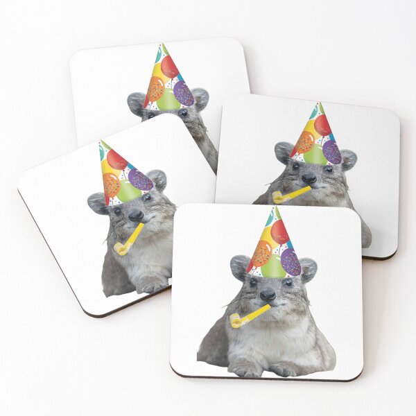 Item preview, Birthday rock hyrax designed and sold by SillyLittleSnek.