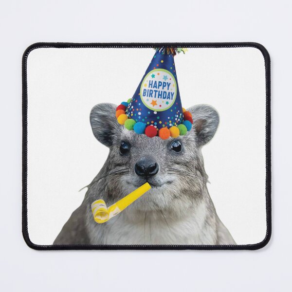 Item preview, Happy Birthday Rock Hyrax designed and sold by SillyLittleSnek.