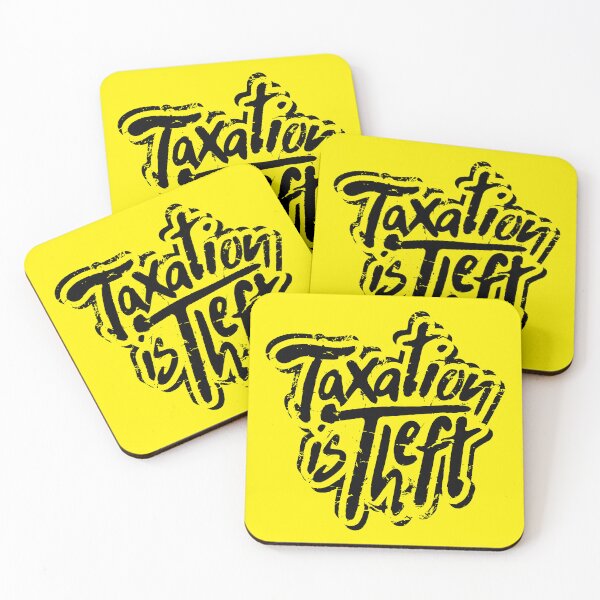 Item preview, Taxation Is Theft Weathered designed and sold by LIBERTYMODE.