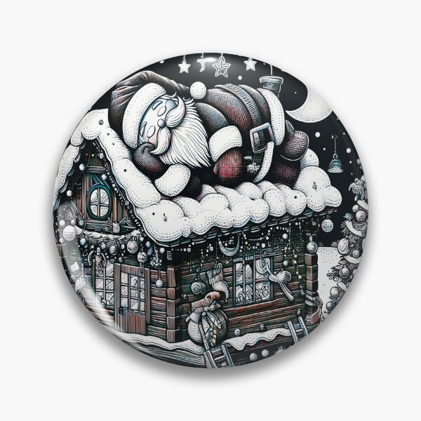 Item preview, Christmas Santa Needs A Nap C22 designed and sold by HappyHavenStu.