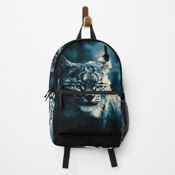 Item preview, Lynx in Blue Tones | Wildlife Portrait designed and sold by Drawings Project.