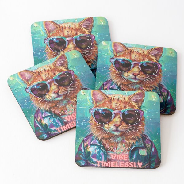 Item preview, Cute cat - Vibe Timelessly designed and sold by Infinityspark.