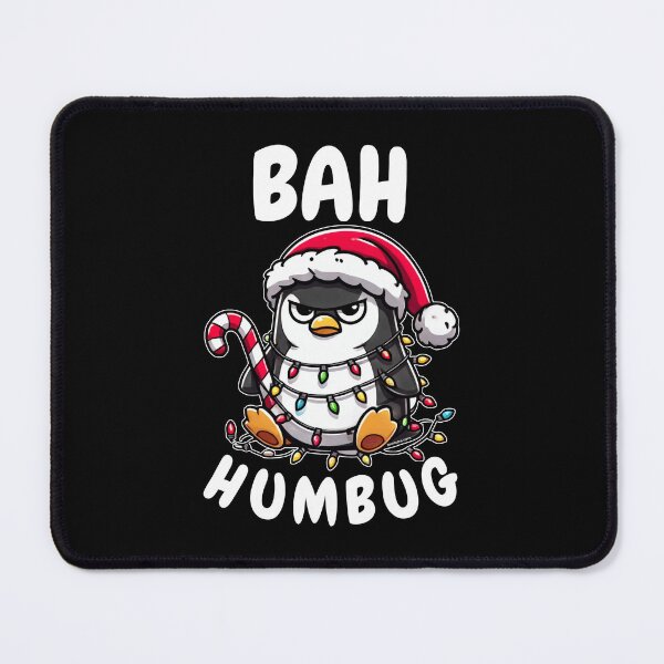 Item preview, Bah Humbug | Grumpy Penguin | Funny Christmas designed and sold by Made by Tamar.