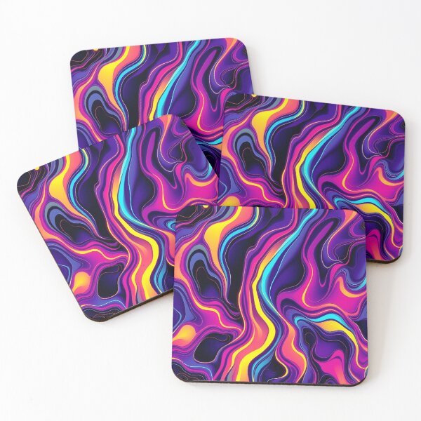 Item preview, Neon Abstract Pattern #27 designed and sold by Kaleidoscope Print.