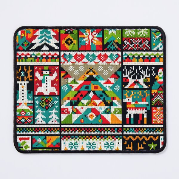 Aperçu de l'œuvre Modèle de pull de Noël moche et festif créée et vendue par mpdesigns73.