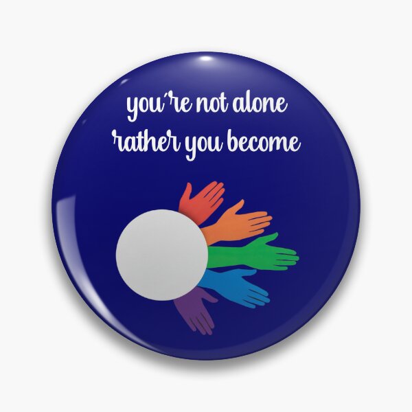 Item preview, "In Solitude, We Find Ourselves: You're Not Alone, You Become" Finding self, emotional design  designed and sold by TR_fairydesigns.