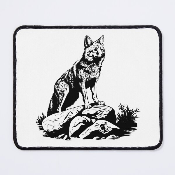 Item preview, Coyote Wolf Jackal Desert Dog Wild Animal Apex Predator designed and sold by inkoutninja.