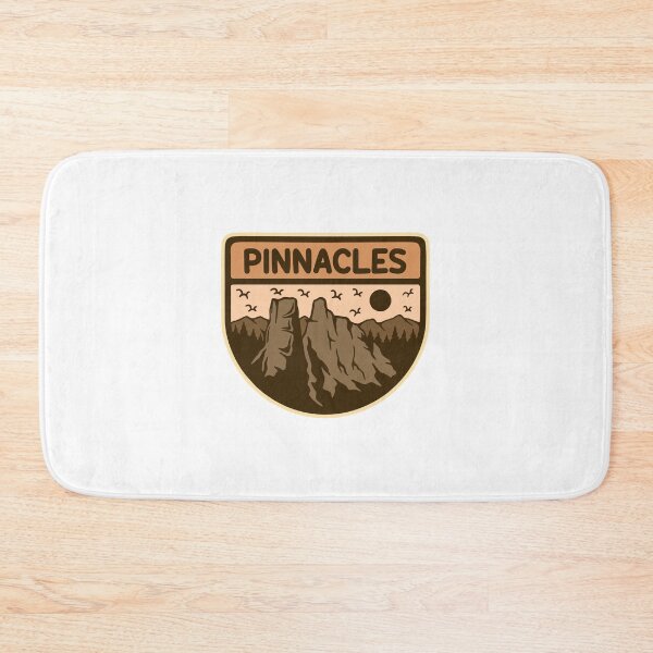 Item preview, PINNACLES NATIONAL PARK BADGE LOGO DESIGN VECTOR ILLUSTRATION designed and sold by NGAULASTUDIO.
